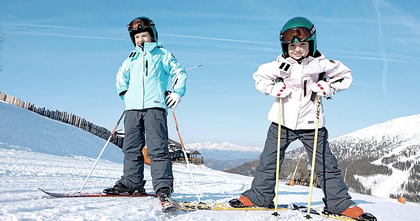 Kinder auf der Piste